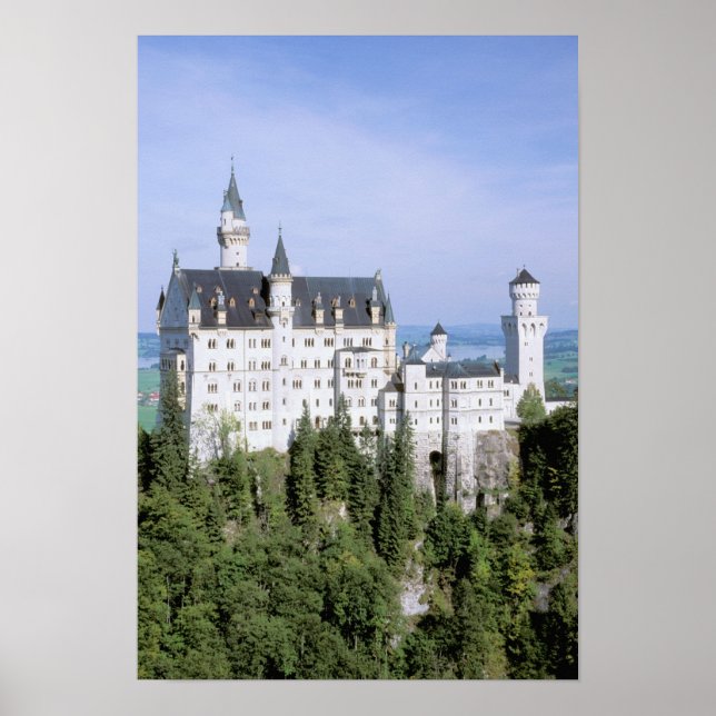 Poster Europe, Allemagne, Château de Neuschwanstein, cons (Devant)