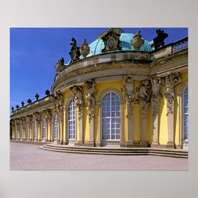 Poster Europe, Allemagne, Potsdam. Parc Sanssouci, 3 (Devant)