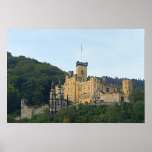 Poster Europe, Allemagne, près de Koblenz, Château Schlos