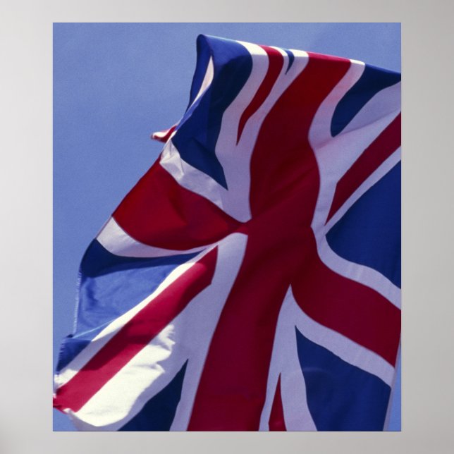Poster Europe, Angleterre, drapeau britannique (Devant)
