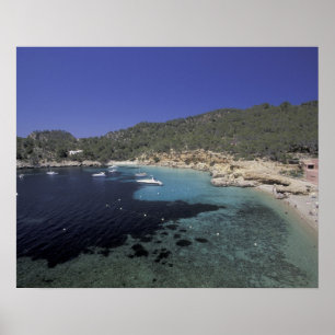 Poster Europe, Espagne, Baléares, Ibiza, Cala Salada.