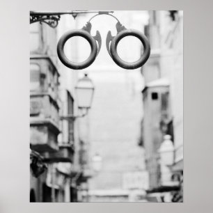 Poster Europe, Espagne, Majorque. Enseigne de magasin de 