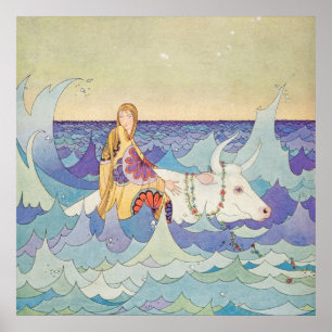 Poster Europe et la Bull de Virginia Frances Sterrett