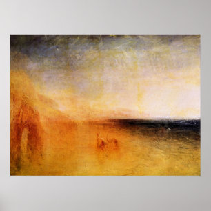 Poster Europe et taureau de Joseph Mallord Turner