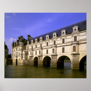 Poster Europe, France, Vallée de la Loire. Château
