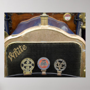 Poster Europe, Irlande, Dublin. Vintage, blanc