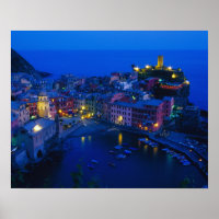 Europe, Italie, Cinque Terre, Vernazza. Côte escar