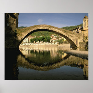 Poster Europe, Italie, Ligurie, Dolceacqua, Riviera di