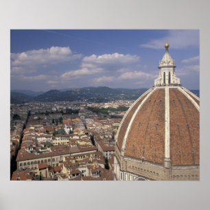 Poster Europe, Italie, Toscane, Florence. Piazza del