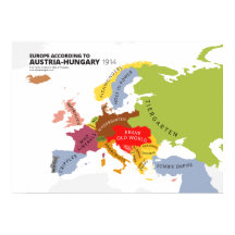 Europe Selon l'Autriche-Hongrie