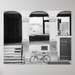 Poster Europe, Switzerland, Berne. Kramgasse Building