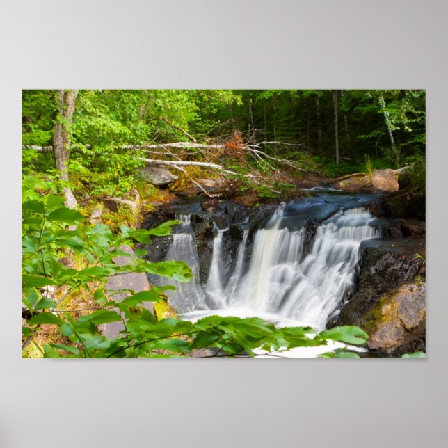 Poster Evans Falls, Maine (Devant)