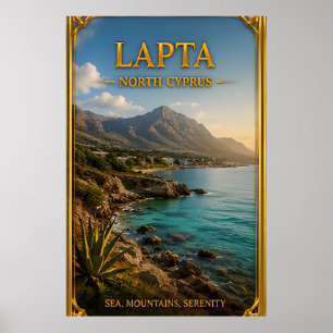 Poster Évasion dans les montagnes vertes de Lapta Chypre