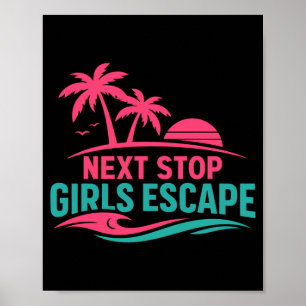 Poster Évasion de filles pour hommes Croisière de vacance