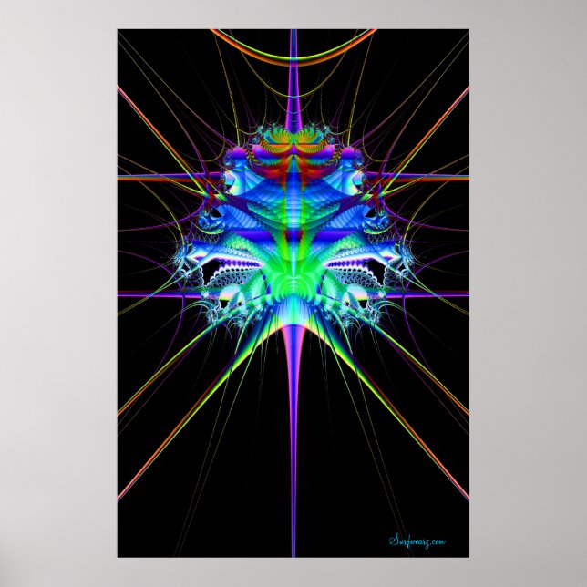 Poster Évasion fractale (Devant)