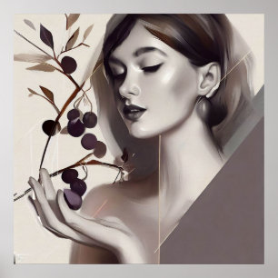 Poster Eve et le fruit interdit, Woman Modern Wall