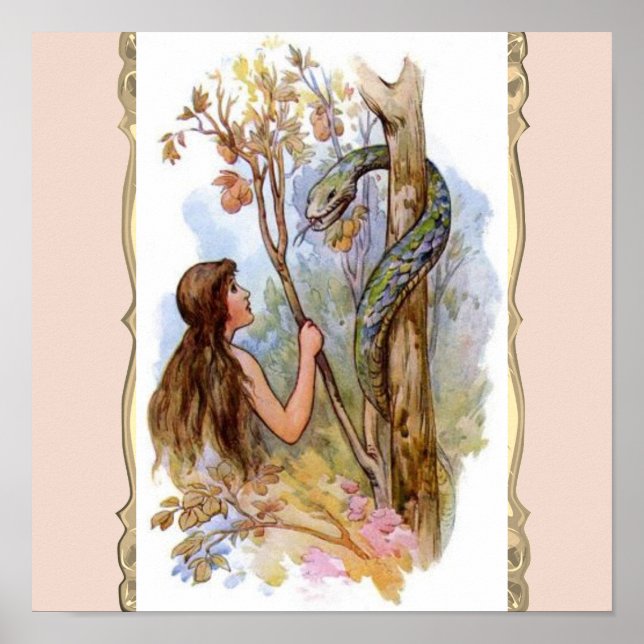 Poster Eve Et Le Serpent (Devant)