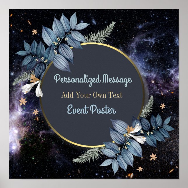 Poster Événement Floral (Devant)