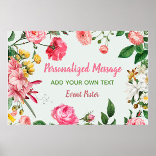Poster Événement Floral