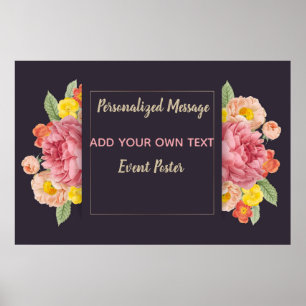 Poster Événement Floral
