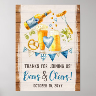 Poster Événement Oktoberfest Bières et Joie de Vivre Bava
