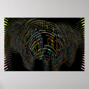 Poster "Event Horizon" Black Hole Astronomy Art Imprimer