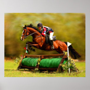 Poster Eventer - Cheval Art