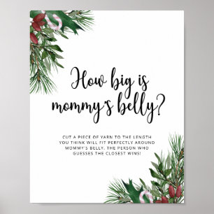 Poster Evergreen quelle est la taille du ventre de maman