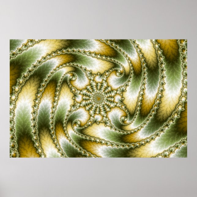 Poster Everswirl - Mandelbrot Fractal (Devant)