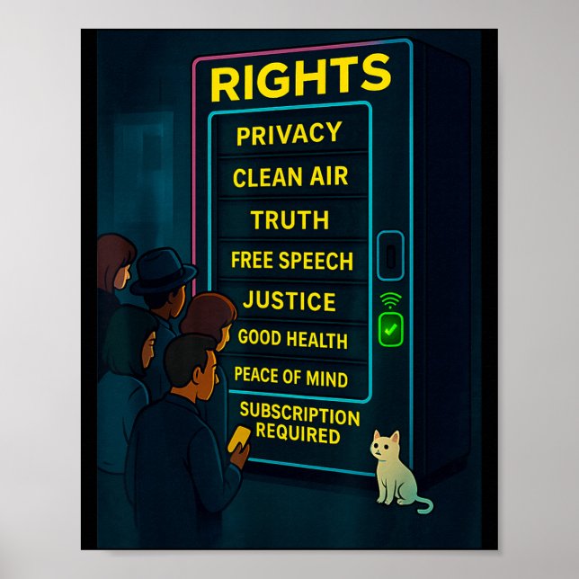 Poster Everything For A Price Funny Satire Gift  (Devant)