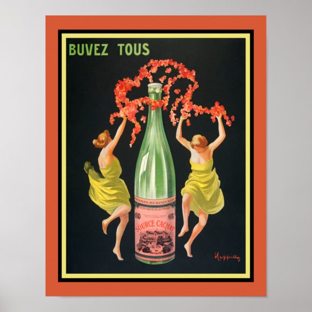 Poster Evian-Cachat Buvez-Tous Cappiello (Devant)