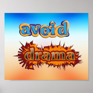 Poster Évitez les drames
