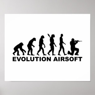 Poster Évolution Airsoft