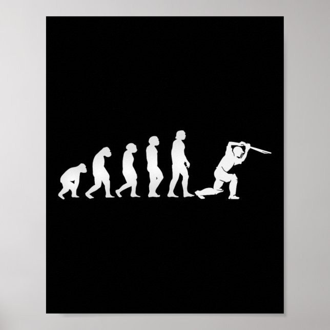 Poster Evolution Cricket Player 2  (Devant)