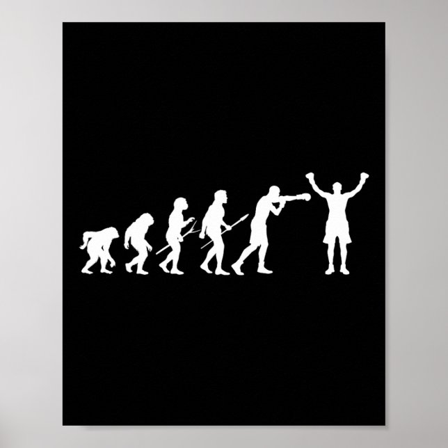 Poster Évolution de la boîte - Boxer Lover Boxer Kickboxi (Devant)
