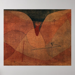 Poster Évolution de la faune par Paul Klee