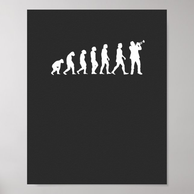 Poster Évolution de la trompette (Devant)