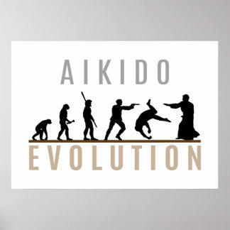 Poster Évolution de l'Aikido