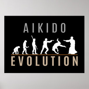 Poster Évolution de l'Aikido