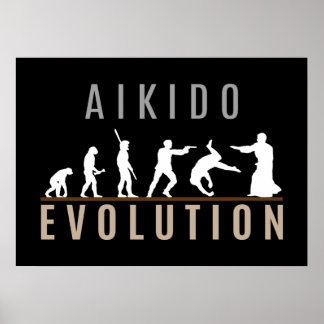Poster Évolution de l'Aikido