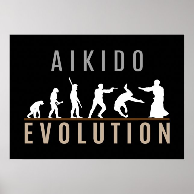 Poster Évolution de l'Aikido (Devant)