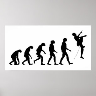 Poster Évolution de l'Escalade des montagnes