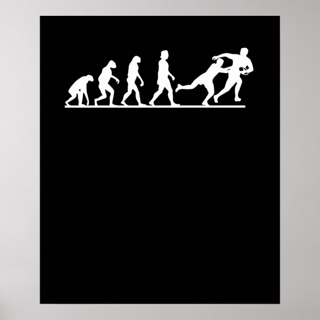 Poster Evolution de rugby à XV (Devant)