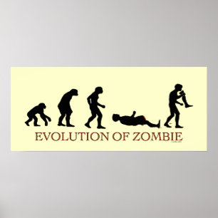 Poster Évolution de Zombie
