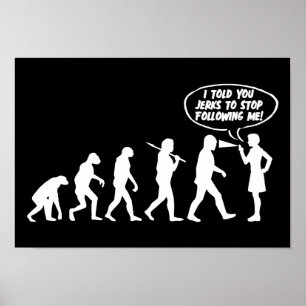 Poster Evolution Des Femmes Pepper Spray - Drôle Feminist