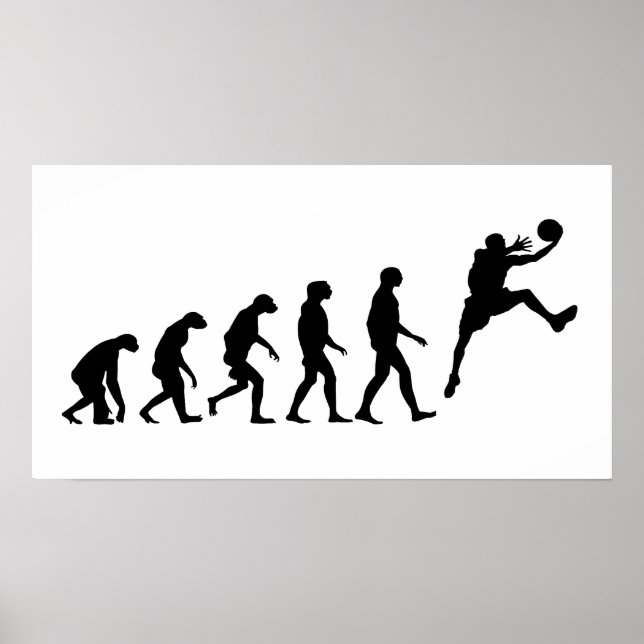 Poster Évolution du basket-ball (Devant)