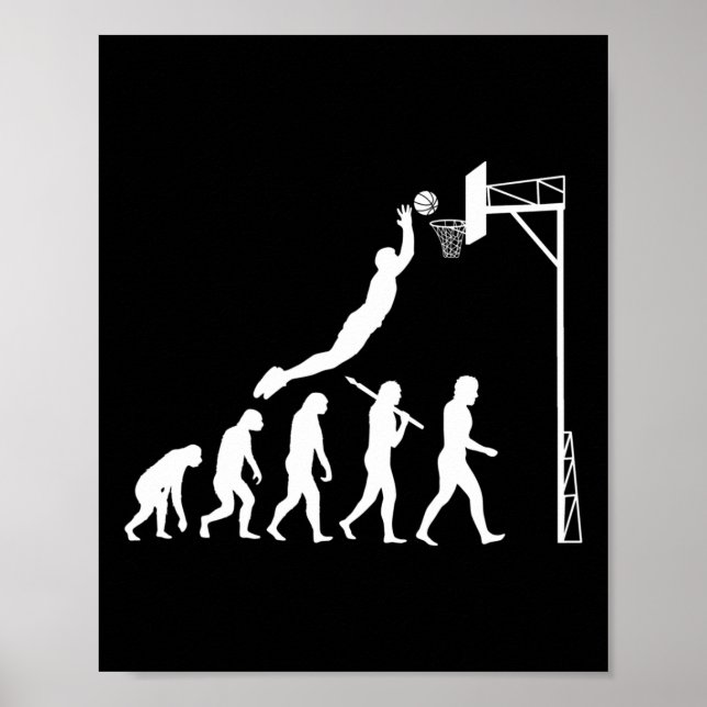 Poster Évolution du basket-ball (Devant)