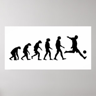 Poster Évolution du football
