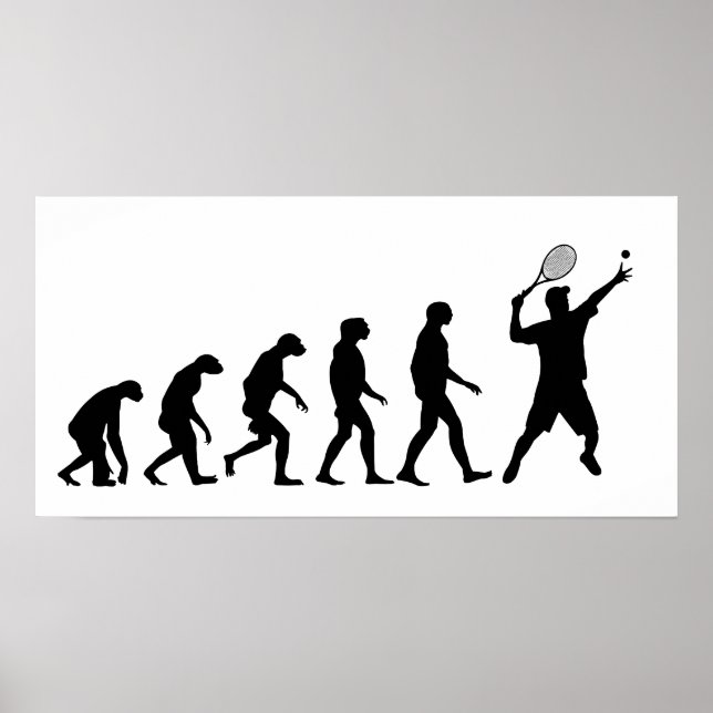 Poster Évolution du tennis (Devant)