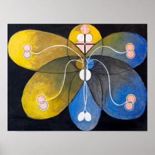 Poster Évolution no 9   Hilma af Klint  